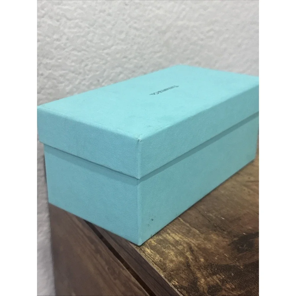Genuine Tiffany & Co. Blue Teal Empty Gift Box 6.5
